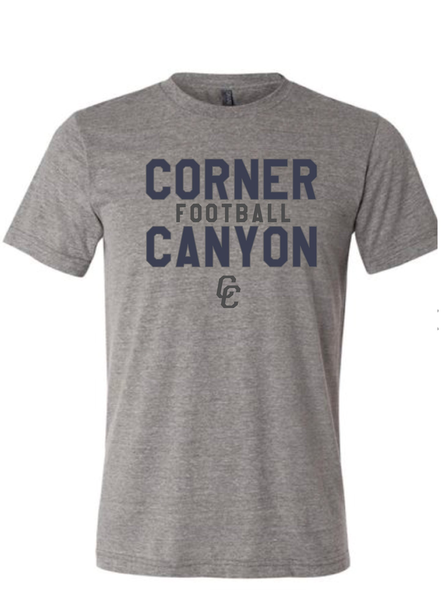Unisex Fit Gray Block Corner Canyon T-Shirt