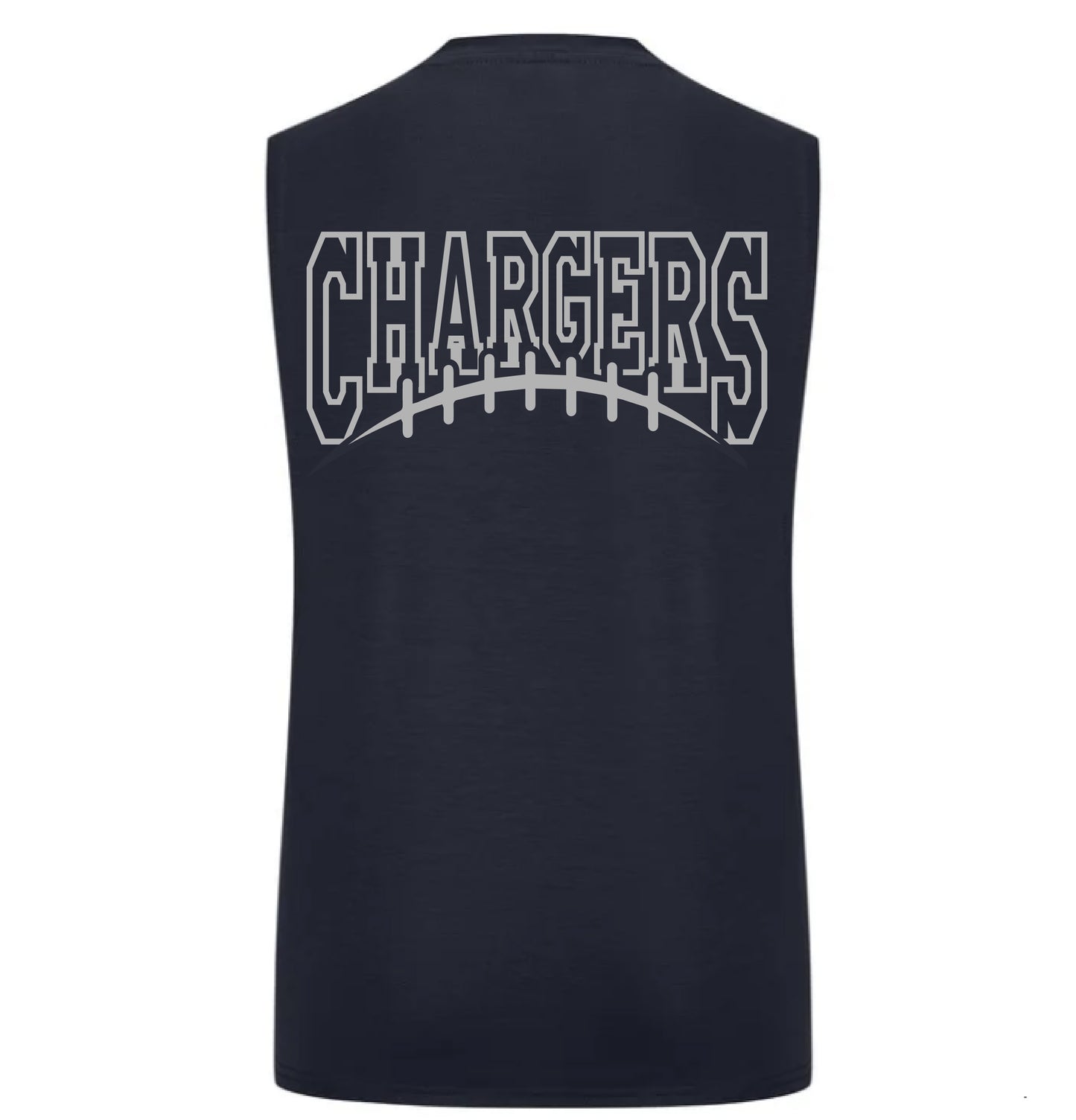 White Or Navy Dri-Fit Loose Fitting Player Tank Top With Reflective Logo