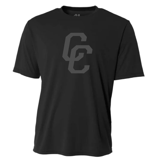 Black Dri-Fit Tone On Tone Tee