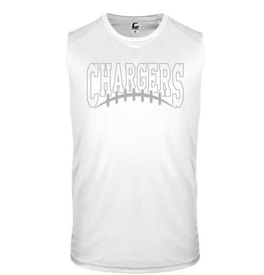 White Or Navy Dri-Fit Loose Fitting Player Tank Top With Reflective Logo